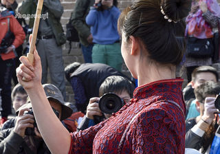 长城上的旗袍秀