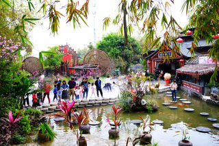 早春不设防，本地游火爆南宁青瓦房