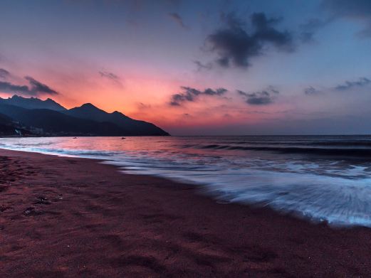 流清河沙滩