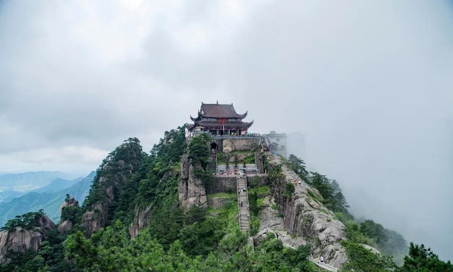 九华山夏天的清凉,藏不住了……