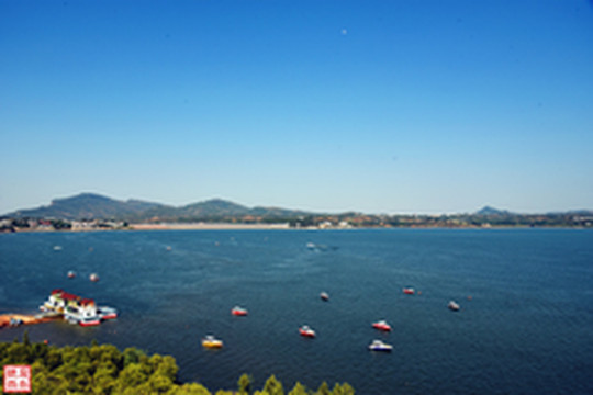 嵩县游记图片] 这里是碧波万顷的陆浑水库 也是朝晖夕阳的陆浑湖
