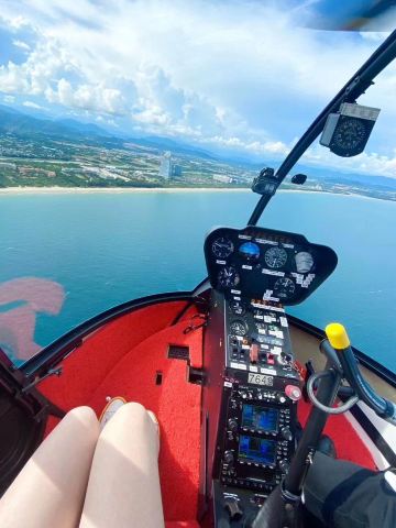 三亚海棠湾广场直升机观光旅游中心