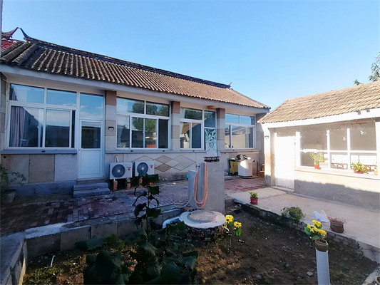 北京怀柔河防口长城民宿旅游住宿：燕乔居手工编织民宿，改造过的老宅院内外别具一格，浑然天成