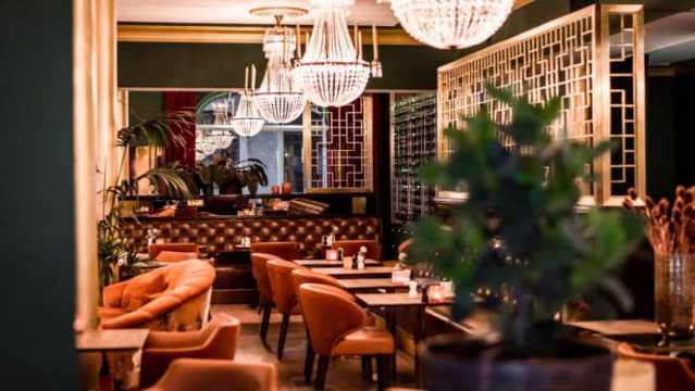 Varbergs Stadshotell Restaurang餐厅图片