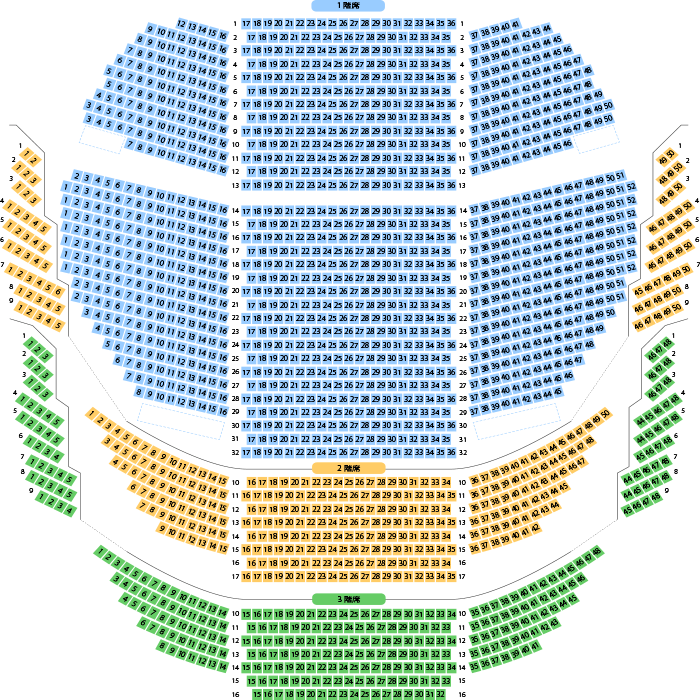Vaundy福岡演唱會2025 | 座位圖