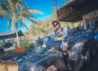 120畅玩越野车+卡丁车+小火车+水漂+门票+电动车票有多爽