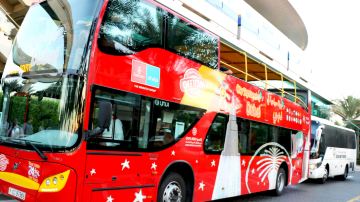 Dubai city sightseeing bus