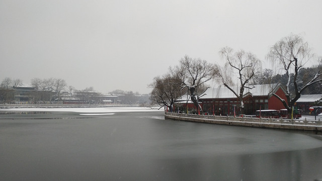 北京的一场雪:从天安门广场西边的中山公园到文津街的北海公园