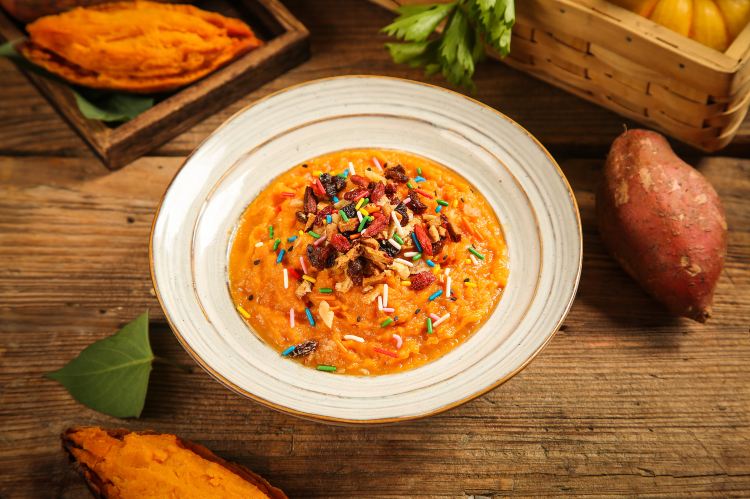 Sweet potato puree
