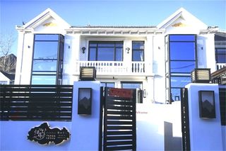 北京延庆龙庆峡归莳民宿，小院隐于村舍之间，背靠青山赏月看星星