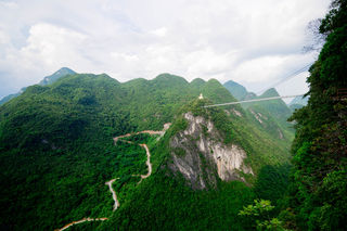清远|金先生笔下,天龙八部,活生生的呈现在阳山峡天下