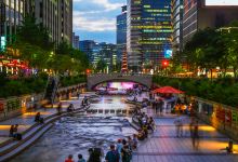 清溪川景点图片
