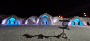 魁北克城游记图文-那些行走在路上的时光--在魁北克感受狗拉雪橇的刺激和冰宫酒店极寒入住的体验