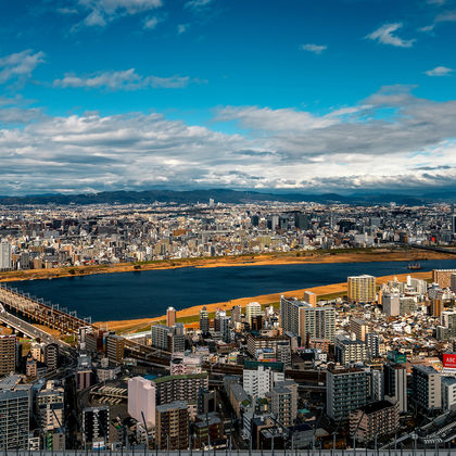 日本大阪+大阪城公园+法善寺+梅田蓝天大厦-空中庭园展望台+道顿堀+天王寺公园一日游