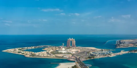 阿布扎比人工島