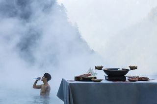 雪山里的无边温泉，成都2.5小时直达！玩雪泡温泉，来华美达温泉酒店就够了！