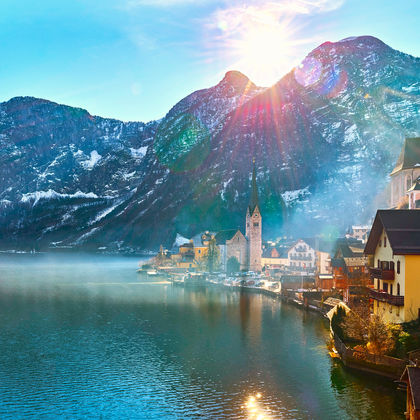 瑞士哈尔施塔特+哈尔施塔特湖+明信片观景台+基姆湖一日游
