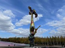 丁香公园-哈尔滨-云间上的猫