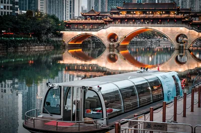 成都夜游锦江