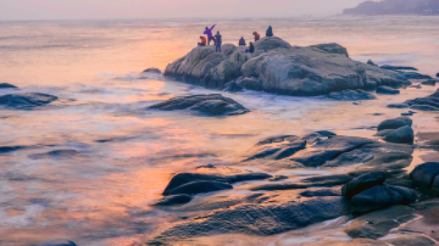 老虎石海上公园-中海滩
