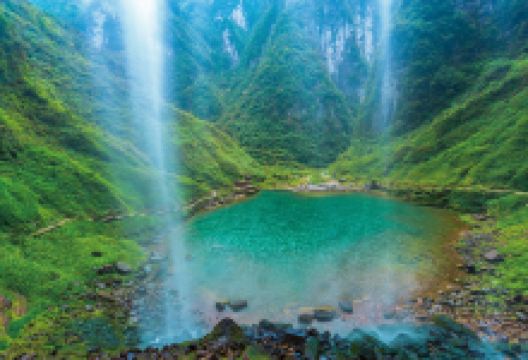 流沙瀑布景点图片