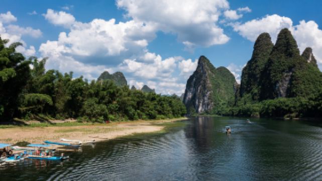 漓江风景区-黄布倒影