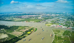 浦江镇游记图片] 建于浦江第一湾的上海公园，黄浦江在此90度大转弯，正在悄悄走红