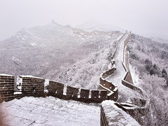 北京游记图片] 雪后的八达岭长城，真是美的不可方物