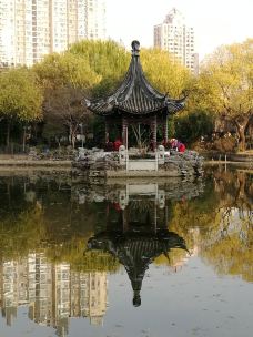 和平公园-上海-悠然微笑的