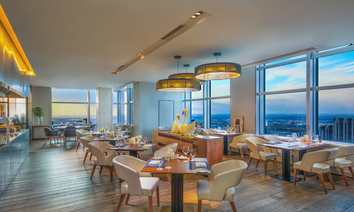 哈尔滨敖麓谷雅AOLUGYA酒店·交克坦克拉·朝霞自助餐厅餐厅图片