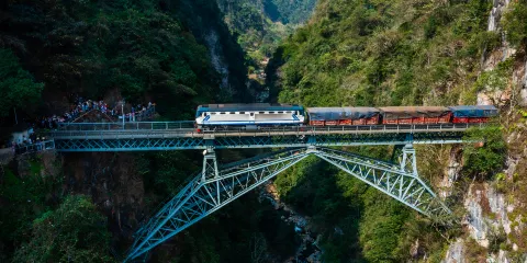 滇越鐵路五家寨人字橋