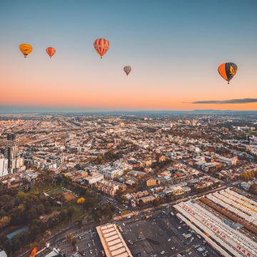 澳大利亚墨尔本+企鹅归巢+十二门徒岩+墨尔本市区热气球6日5晚自由行
