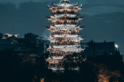 日月双塔文化公园-月塔