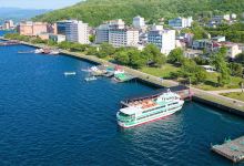 洞爷湖游览船景点图片