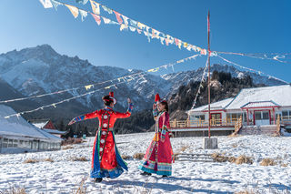 大侠视界｜冬游甘肃马蹄寺，感受肃南踏雪热情