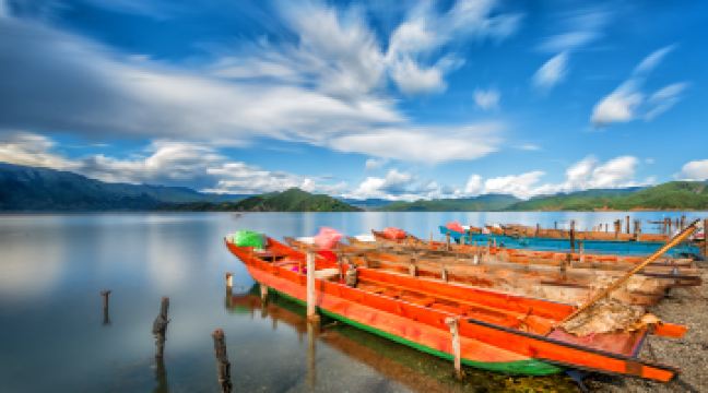 豬槽船遊湖（大落水碼頭）