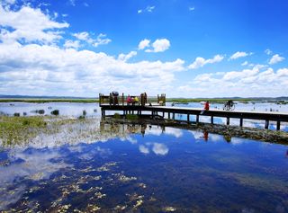甘南自驾游之六:镶嵌在热尔大坝草原上的蓝宝石——四川阿坝若尔盖花湖