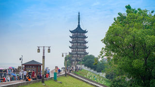 杭州出发18分钟到达，海宁观潮美食游玩攻略