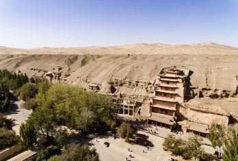 莫高窟+鸣沙山月牙泉一日游【独立包车一单一团/市区上门接送】【旅游管家全程1V1服务、专业司导】