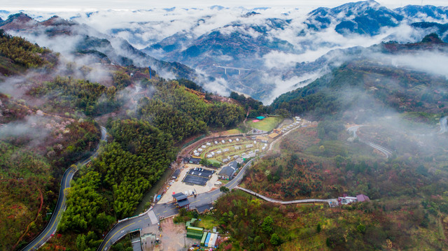宁波踏青,穿越浪漫樱花盘山公路,发现隐匿于山林中的“小萌主”