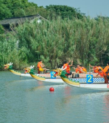 沙家浜镇游记图文-斩浪沙家浜，端午时节“龙纷飞”