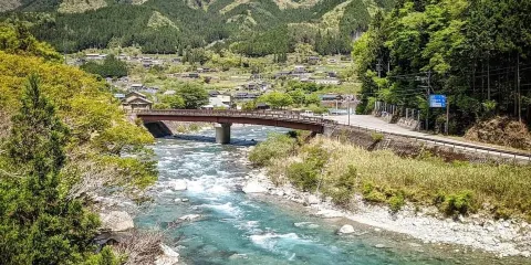 下呂溫泉 噴泉池