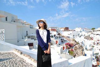 一段文字记录一段时光（五） #看见圣托里尼的那一抹蓝