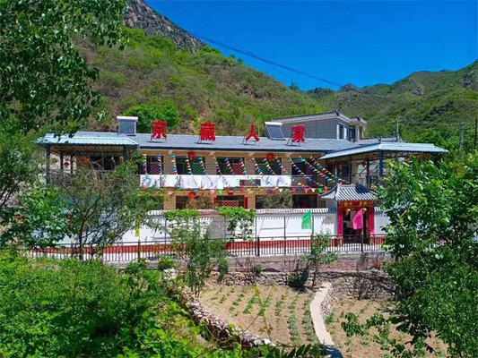 北京房山蒲洼乡京藏人家农家院，纯绿色有机农家院，陶醉在大自然的怀抱中
