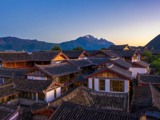丽江古城狮子山观景台