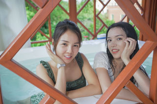 广东清远三坑水谷源温泉民宿,隐匿于山林里的真温泉,花园私汤