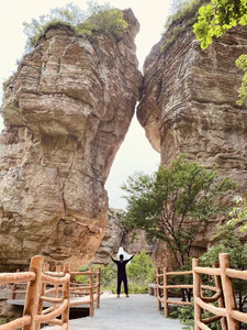 白石山镇游记图文-河北涞源白石山陶醉、断腿一日游