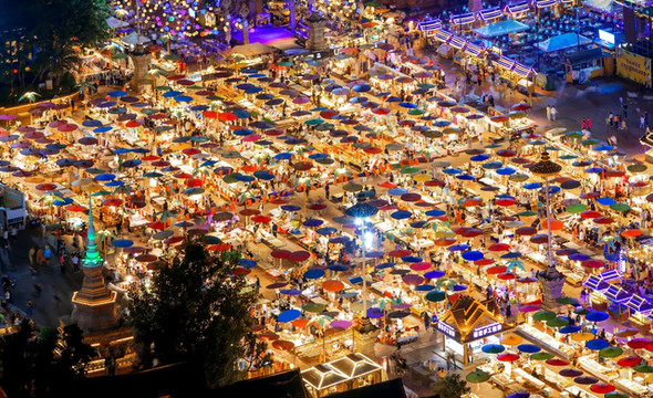 20221111西双版纳重燃烟火气,星光夜市回来啦!