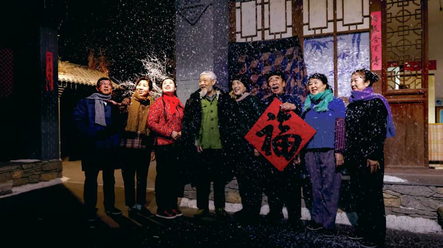 剧说浑源情景剧李家大院剧场