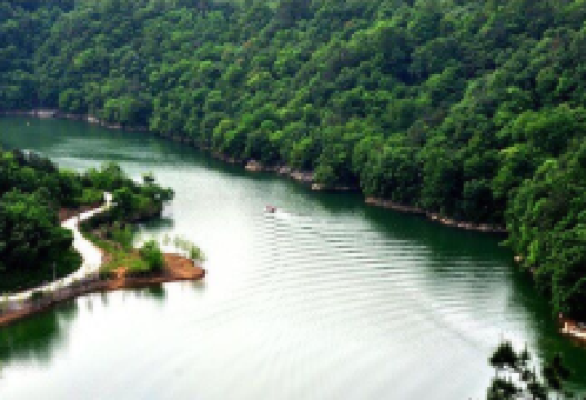 狮子岩水库景点图片